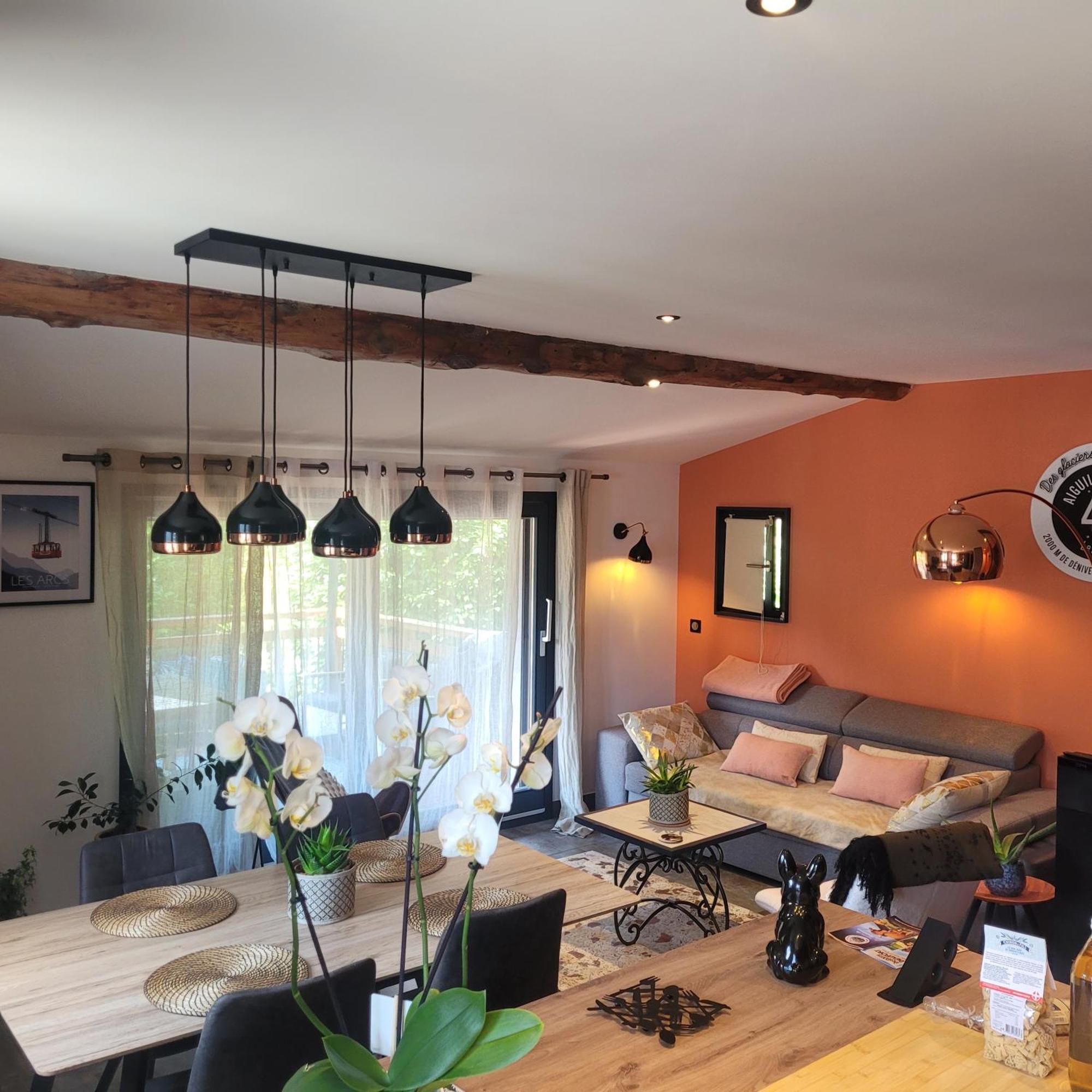 Giteduruisseau73, Heart Of French Alps Paradiski, Maison Entiere 80M2 Au Calme, 2 Chambres 2 Salles De Bain Avec Terrasse Et Garage Бур-Сен-Морис Екстер'єр фото